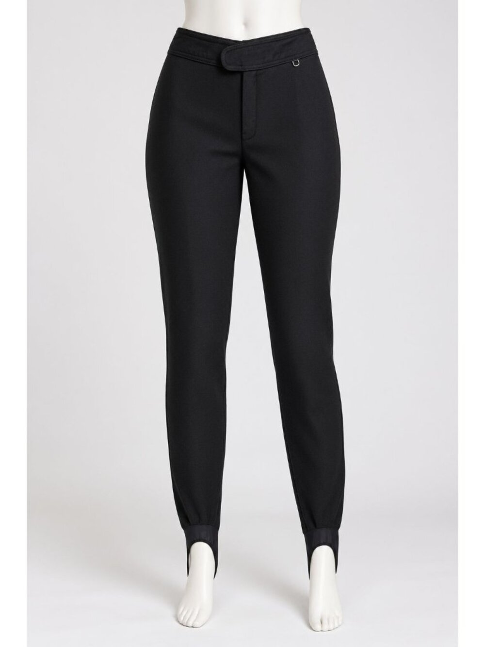Vintage Schoeller Skifans Womens Stirrup Stretch Ski Pants Black Size 12R